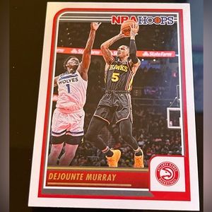 Dejounte Murray 2023 NBA Hoops Panini Card